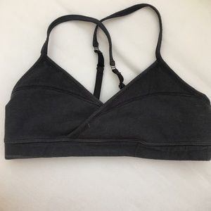 Dark Gray Lululemon x-back Sports Bra
